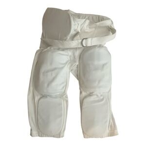Under Armour Kids White Padded Football Pants Youth Medium
